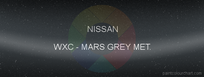 Nissan paint WXC Mars Grey Met.
