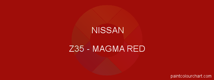 Nissan paint Z35 Magma Red