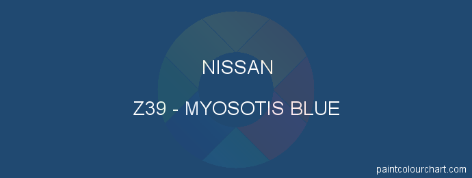 Nissan paint Z39 Myosotis Blue