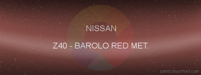 Nissan paint Z40 Barolo Red Met.
