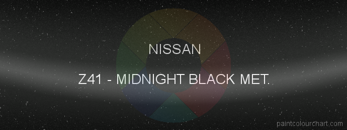 Nissan paint Z41 Midnight Black Met.