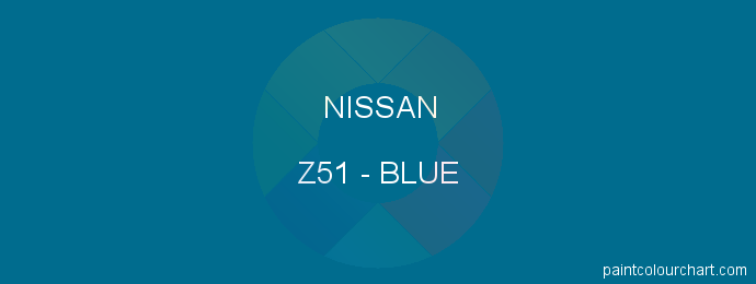 Nissan paint Z51 Blue