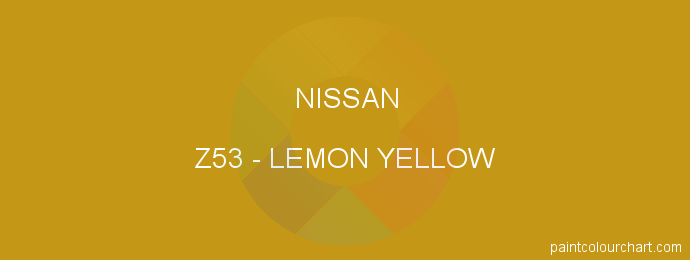 Nissan paint Z53 Lemon Yellow