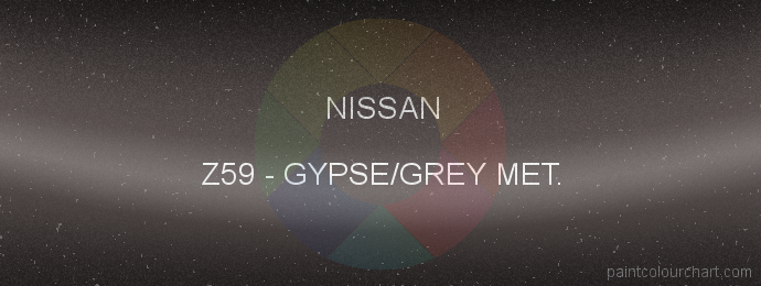 Nissan paint Z59 Gypse/grey Met.