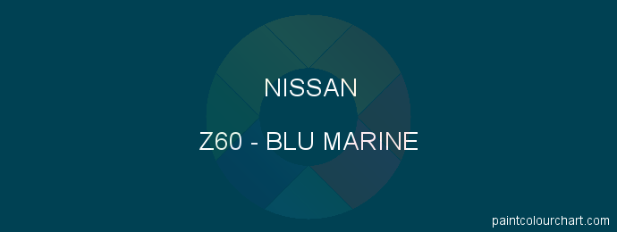 Nissan paint Z60 Blu Marine