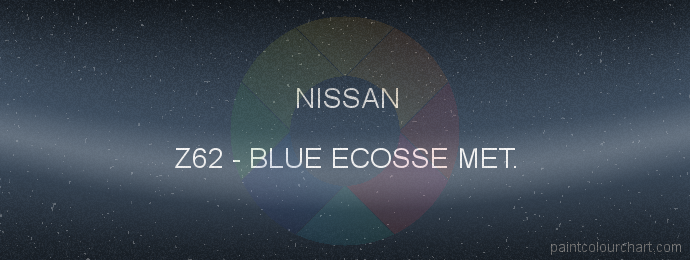 Nissan paint Z62 Blue Ecosse Met.