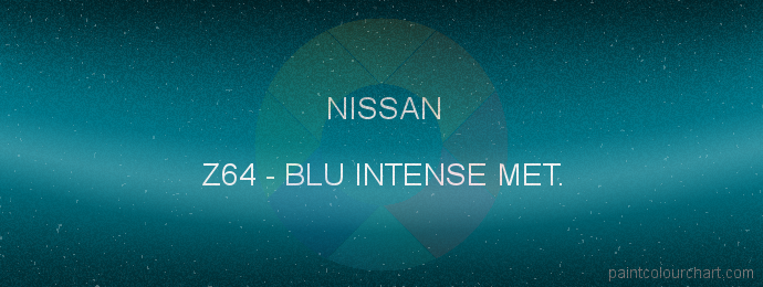 Nissan paint Z64 Blu Intense Met.