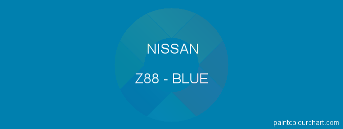 Nissan paint Z88 Blue