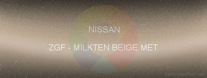 Nissan paint ZGF Milkten Beige Met.