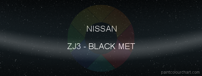 Nissan paint ZJ3 Black Met
