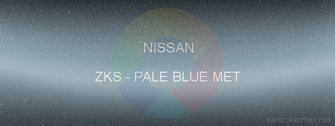 Nissan paint ZKS Pale Blue Met