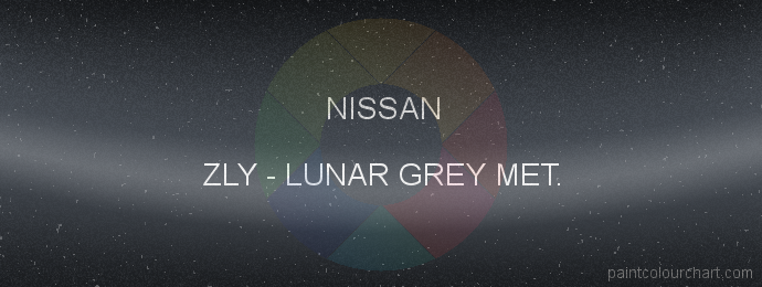 Nissan paint ZLY Lunar Grey Met.