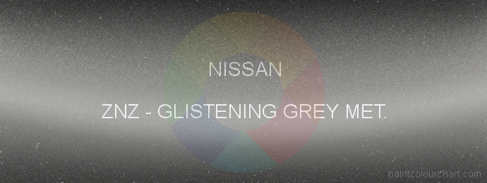 Nissan paint ZNZ Glistening Grey Met.