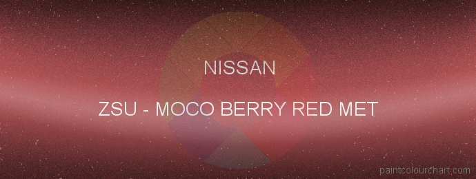 Nissan paint ZSU Moco Berry Red Met