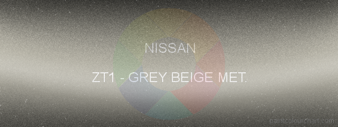 Nissan paint ZT1 Grey Beige Met.