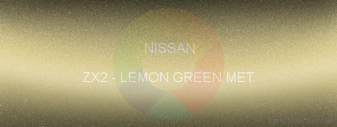 Nissan paint ZX2 Lemon Green Met.