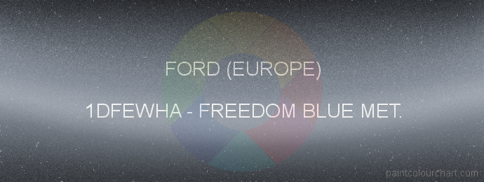 Ford (europe) paint 1DFEWHA Freedom Blue Met.