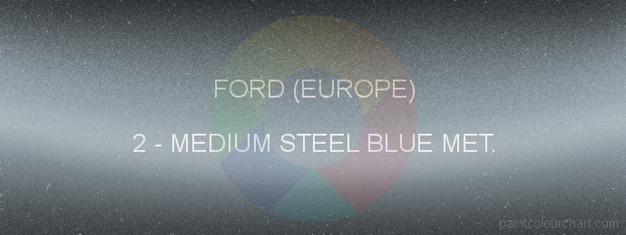 Ford (europe) paint 2 Medium Steel Blue Met.