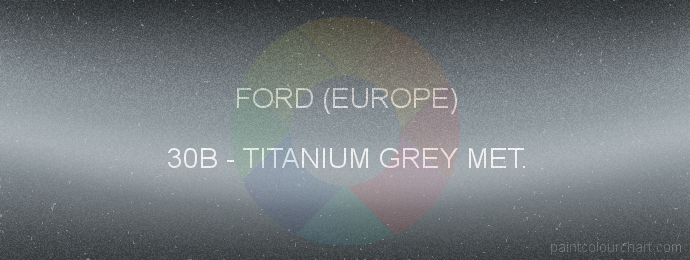 Ford (europe) paint 30B Titanium Grey Met.