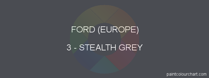 Ford (europe) paint 3 Stealth Grey