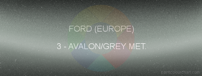 Ford (europe) paint 3 Avalon/grey Met.