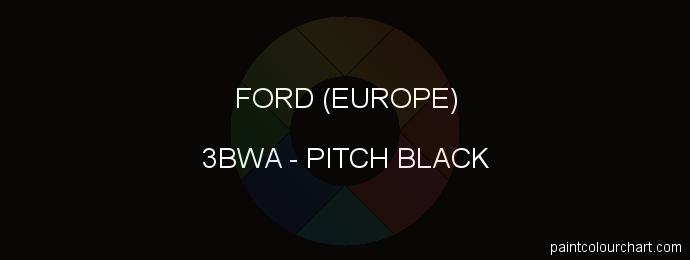 Ford (europe) paint 3BWA Pitch Black