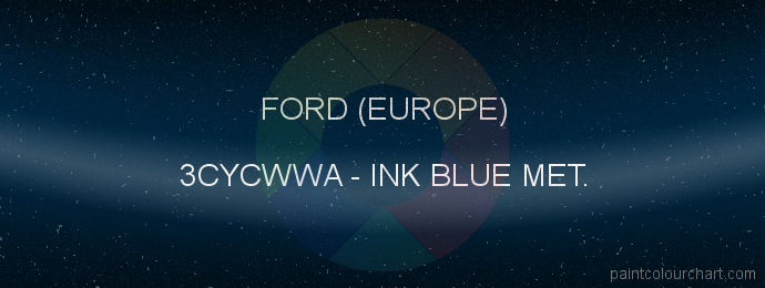 FORD - 3CYCWWA - ATLANTIKBLAU-MET. - Aérosol De Peinture Automobile 400ml