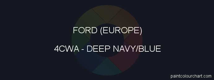 Ford (europe) paint 4CWA Deep Navy/blue