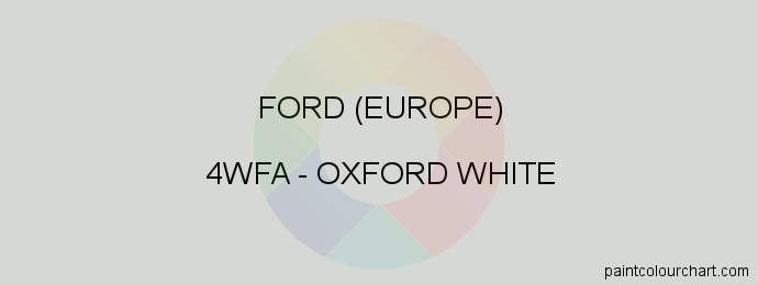 Ford (europe) paint 4WFA Oxford White