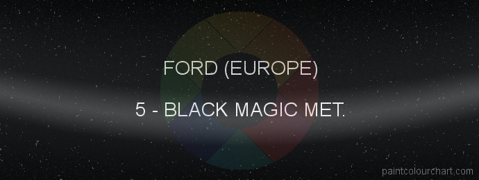 Ford (europe) paint 5 Black Magic Met.