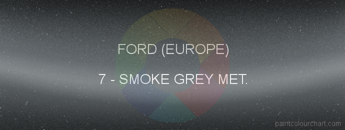 Ford (europe) paint 7 Smoke Grey Met.