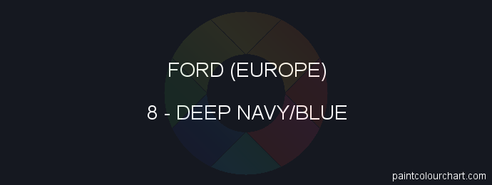 Ford (europe) paint 8 Deep Navy/blue