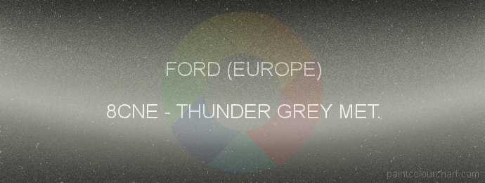 Ford (europe) paint 8CNE Thunder Grey Met.