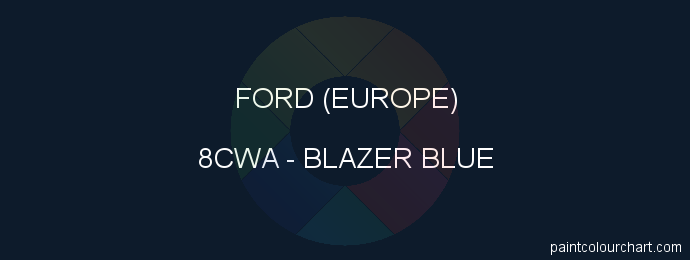 Ford (europe) paint 8CWA Blazer Blue