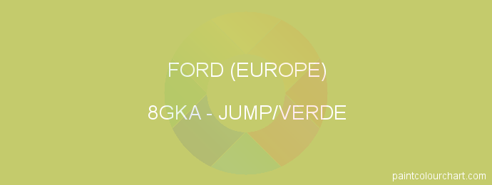 Ford (europe) paint 8GKA Jump/verde