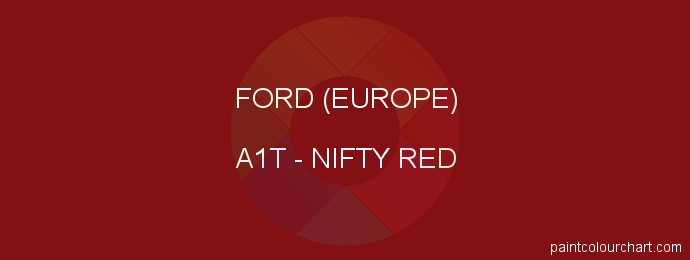Ford (europe) paint A1T Nifty Red