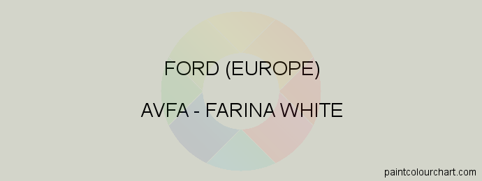 Ford (europe) paint AVFA Farina White