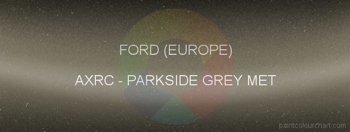 Ford (europe) paint AXRC Parkside Grey Met
