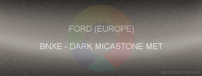 Ford (europe) paint BNXE Dark Micastone Met