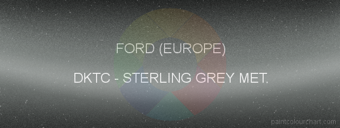 Ford (europe) paint DKTC Sterling Grey Met.