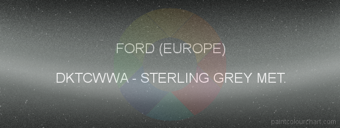 Ford (europe) paint DKTCWWA Sterling Grey Met.