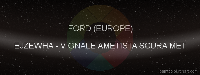 Ford (europe) paint EJZEWHA Vignale Ametista Scura Met.