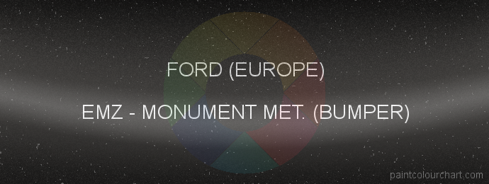 Ford (europe) paint EMZ Monument Met. (bumper)