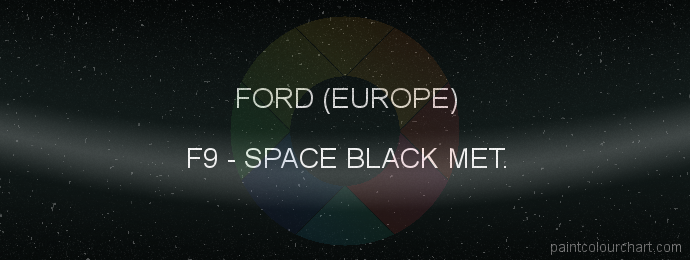 Ford (europe) paint F9 Space Black Met.
