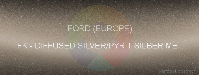 Ford (europe) paint FK Diffused Silver/pyrit Silber Met.