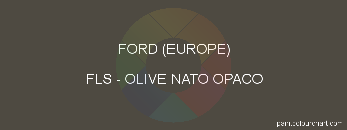 Ford (europe) paint FLS Olive Nato Opaco