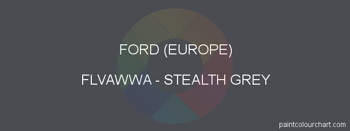 Ford (europe) paint FLVAWWA Stealth Grey