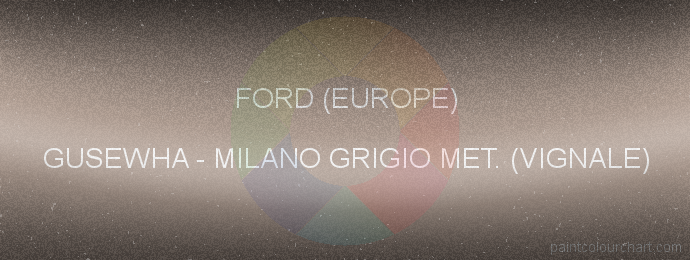 Ford (europe) paint GUSEWHA Milano Grigio Met. (vignale)