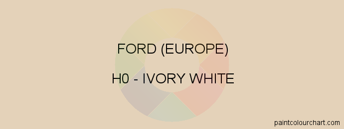 Ford (europe) paint H0 Ivory White