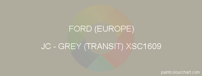 Ford (europe) paint JC Grey (transit) Xsc1609